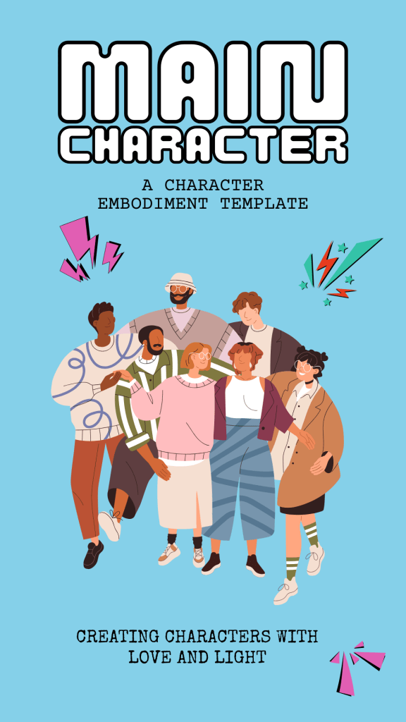Characters of different origin standing together.